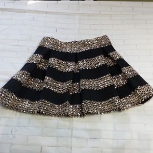 I JOAN SKIRT  WITH SEQUINS SIZE MEDIUM